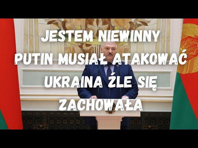 Najnowszy stand-up Łukaszenki, tłumaczę i komentuję