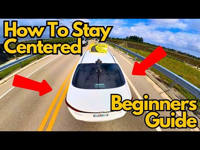 Staying Centered: Lane-Keeping Tips for New Drivers