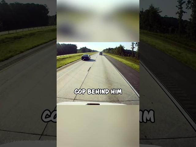 Truck Driver Films Hilarious Instant Justice  #shorts