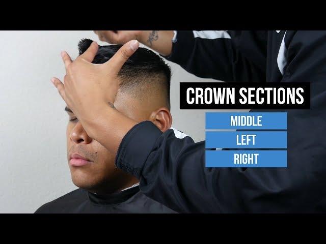 (8/9) MID BALD FADE WITH SHEAR TRIM : FREE Online Barber School