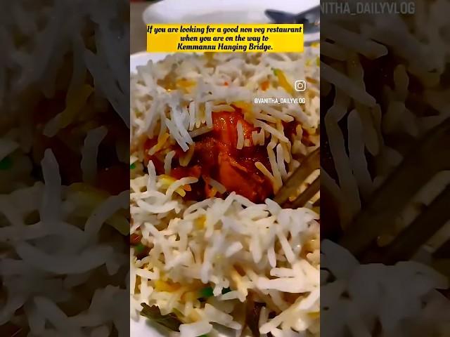 Chicken Biriyani and Chicken dish #travel #food #tastyfood #udupi #travelfood