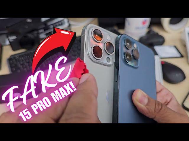 This is a Fake iPhone 15 Pro Max | Careful