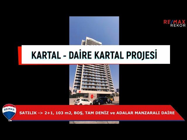 DAİRE KARTAL BENZERSİZ ADALAR VE DENİZ MANZARALI SATILIK 2+1 DAİRE FIRSATI