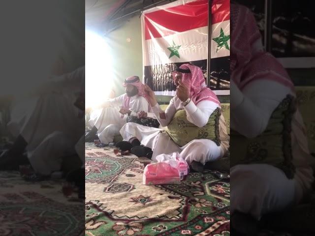 الشيخ نواف عبدالعزيز طراد الملحم يسعى بصلح لبني عمه #ولدعلي من #قبيلة_عنزة