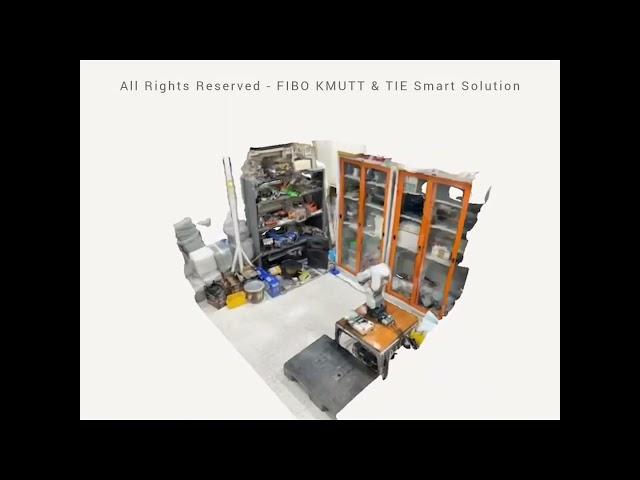 3D model reconstruction of a robots workspace with a smart phone