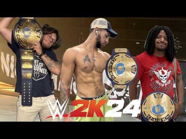 Triple Threat for the Big Eagle Championship! WWE 2K24!