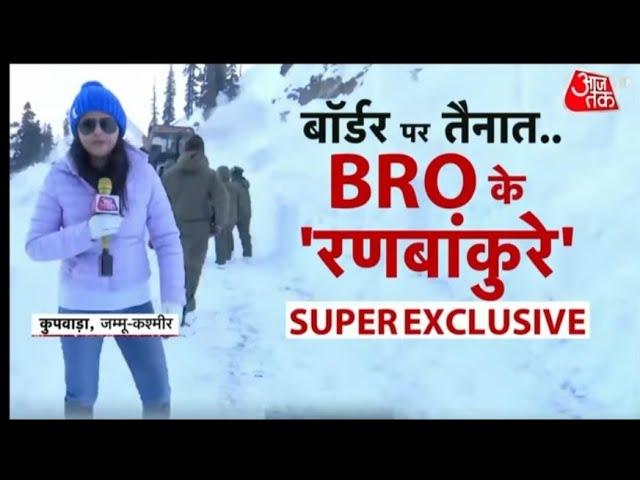 #bro Jawan with Sweta Singh from #aajtaknews #army #bro #gref