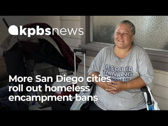 More San Diego cities roll out homeless encampment bans