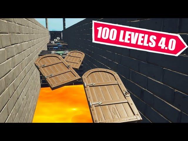 100 LEVEL DEFAULT DEATHRUN 4.0 | Fortnite Creative