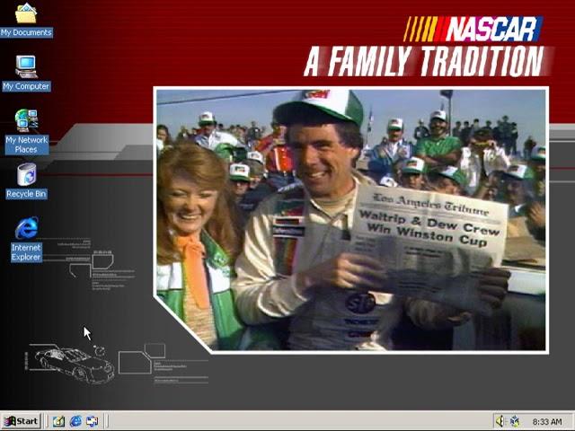 NASCAR: A Family Tradition Wallpapers on Windows 2000 Professional SP4 in Oracle VM VirtualBox