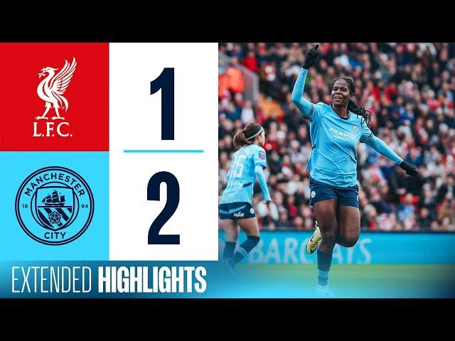 HIGHLIGHTS | Bunny Shaw double puts City top of the WSL! | Liverpool 1-2 Man City