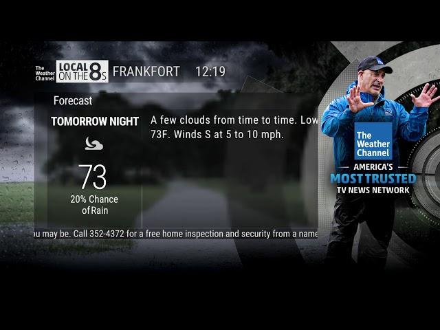 The Weather Channel - Frankfort, KY Local Forecast - 7/15/2020 12:19am