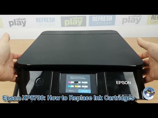 Epson Expression Photo XP-8700: How to Change/Replace Ink Cartridges