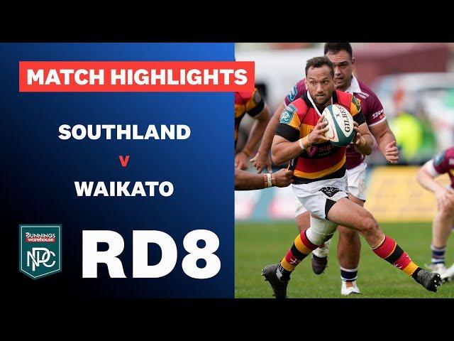 RD 8 HIGHLIGHTS: Southland v Waikato (Bunnings NPC 2024)