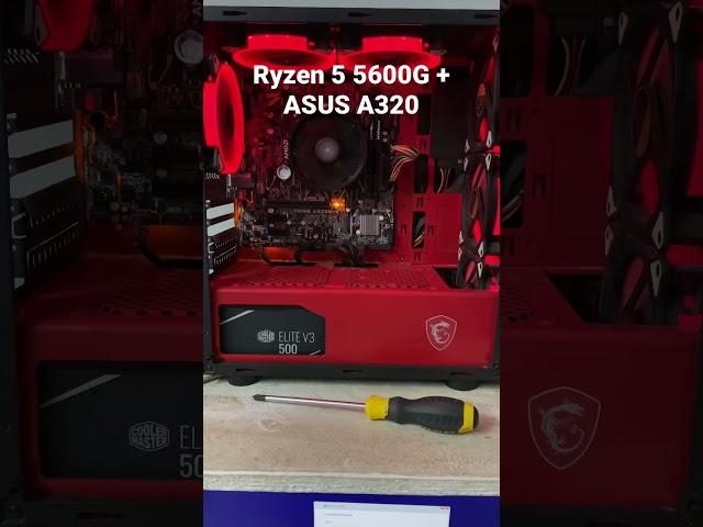 Ryzen 5 5600G on ASUS A320M-K