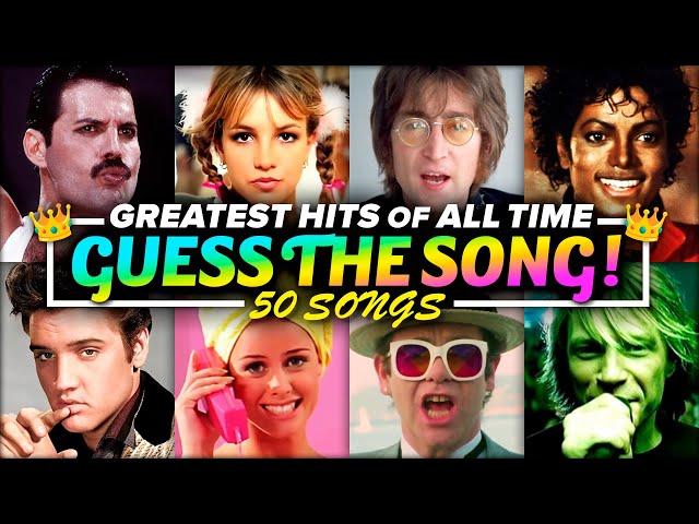 Guess the Song - Greatest Hits of All Time  | Music Quiz