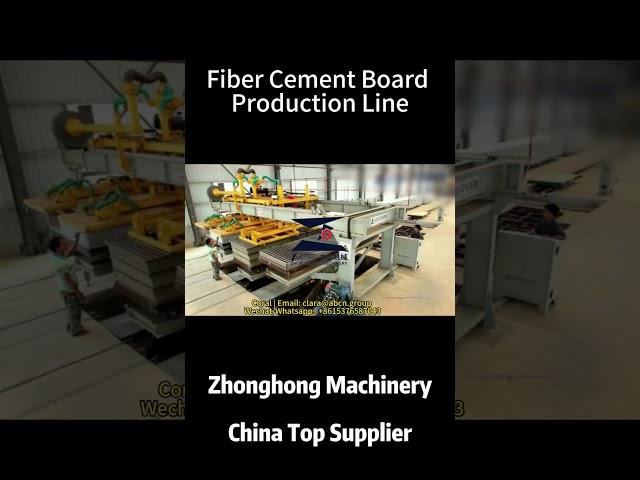 Waterproof Fireproof Fiber Cement Board Machinery