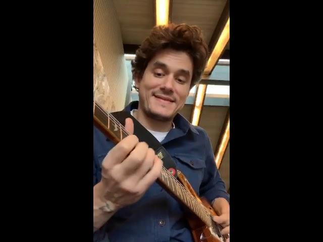 John Mayer Practicing Dead and Company Songs on the Guitar