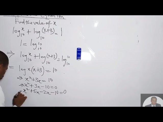 How To Solve Logarithmic Equations 1