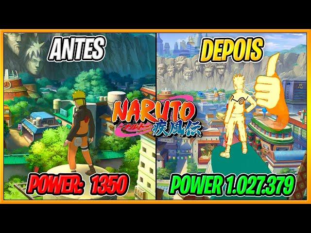 UPANDO CONTA INICIANTE até 1 MILHÃO DE POWER NO NARUTO MOBILE