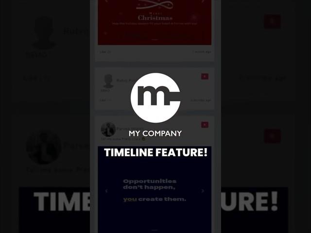 Streamline Workplace Communication with MyCo's Powerful Timeline Feature