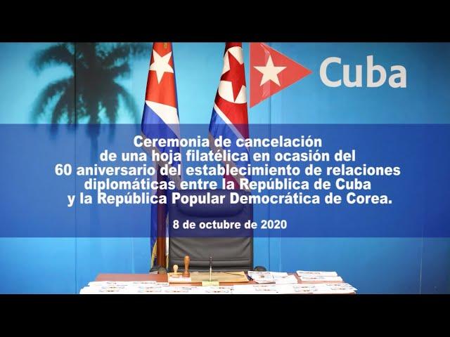 Cuba y RPD de Corea celebran el 60 aniversario del establecimiento de  relaciones diplomáticas.