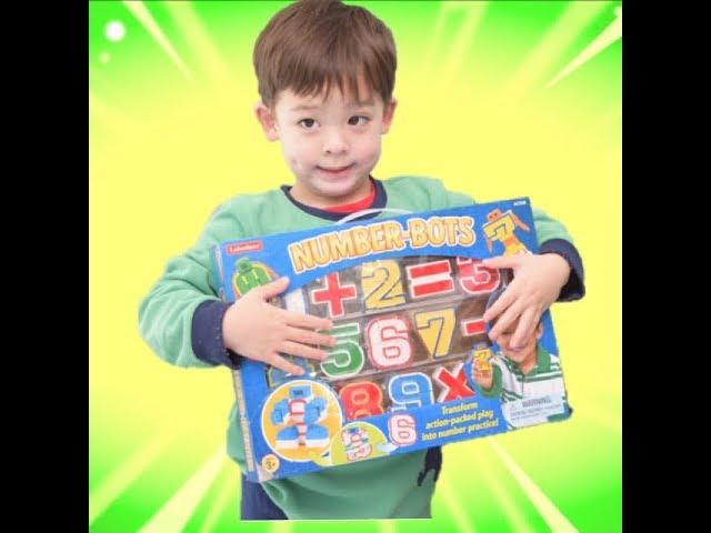 Learn Numbers with Number-Bots/Transforming Number Robot Toy用益智数字机器人玩具学习数数