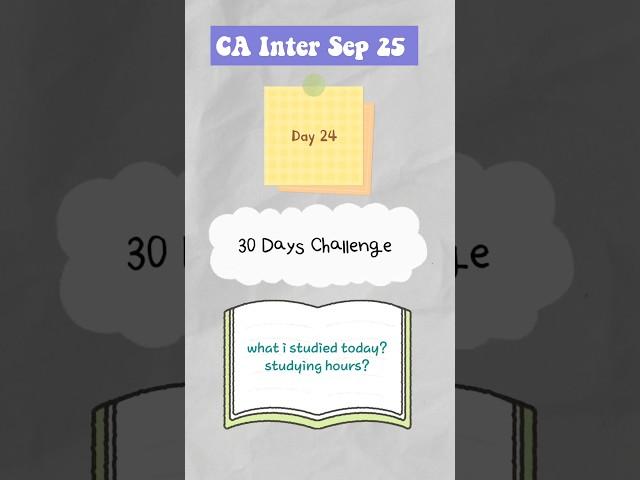 Day24/Day30 Study Vlogs| CA Inter Sep 25 | Archi Gupta #cainter #studyvlogs #ca #icai #sep25