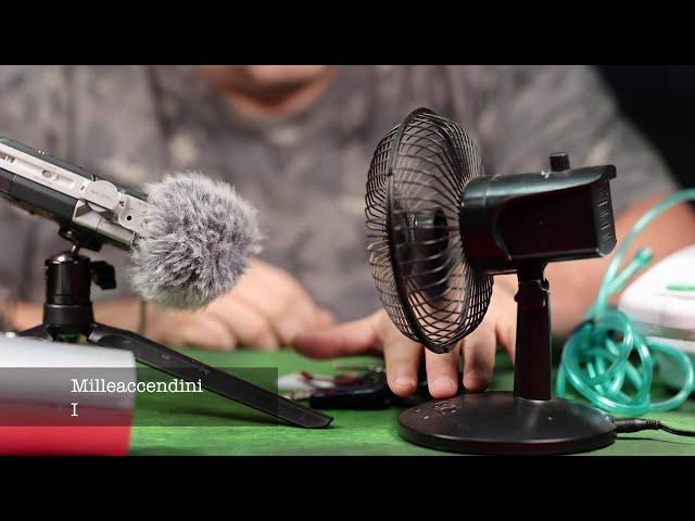 ASMR The perfect frequency wave! White noise of aerosol drill, key dryer and fan