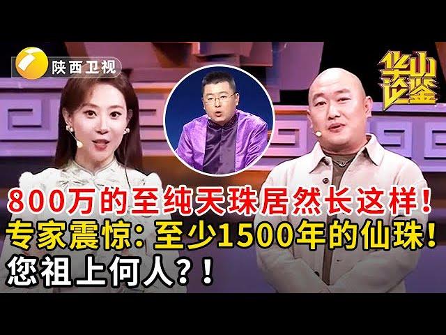 800万的至纯天珠居然长这样！专家震惊：至少1500年的仙珠！您祖上何人？！#鉴宝 #华山论鉴