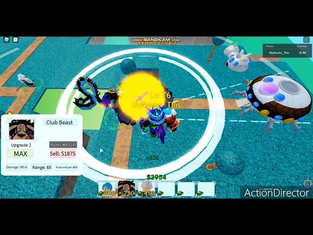 Kaido Showcase in 45 SECONDS! All Star Tower Defense (Roblox)