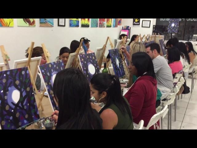 BYOB Painting Class at Trazos Art Academy