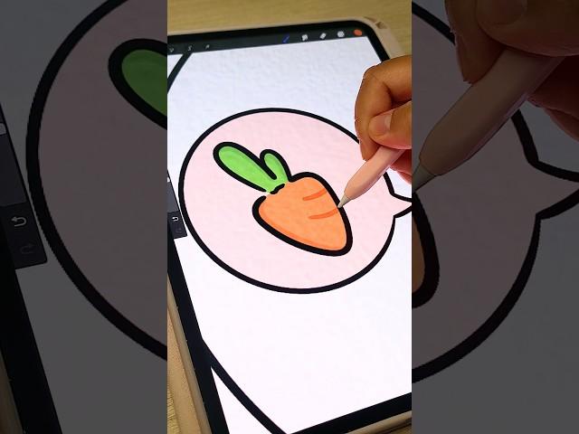 i pad art | cute drawing#art #illustration #그림 #shorts #colors #fyp #그림그리기 #ipaddrawing #procreate