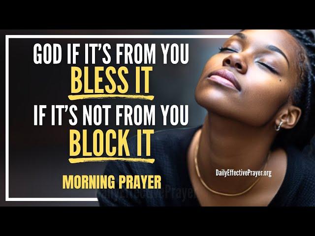 Let God's Will Be Done In Your Life (TRUST HIM) | Blessed Morning Prayer To Start Your Day With God