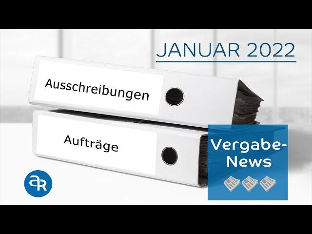 Vergabe-News Januar 2022