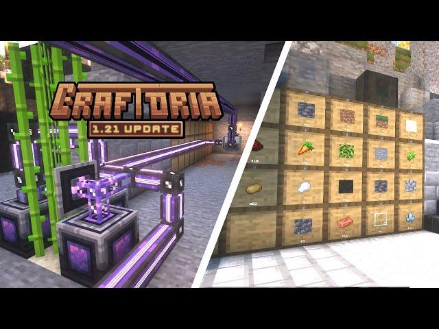 Adding Functional Storage to solve AE2 Disk Overload in Craftoria | Minecraft 1.21