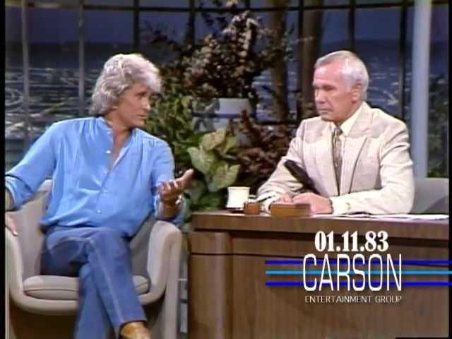 Michael Landon Suggests Johnny Carson's Star Workout on Tonight Show, 1983