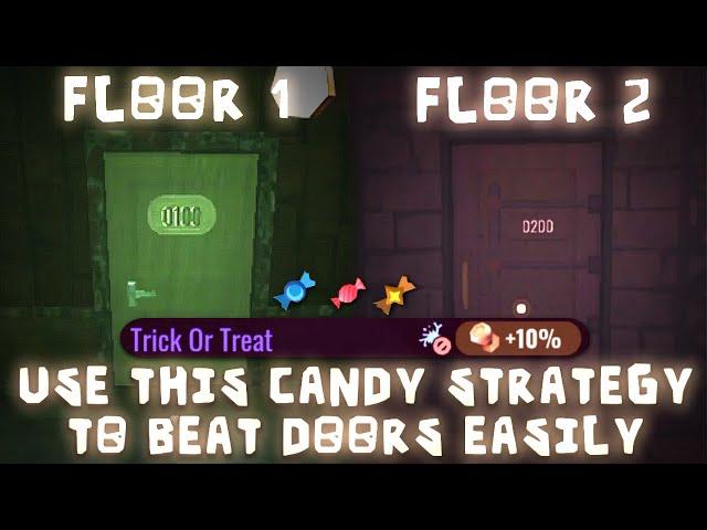 Beat Doors Floor 1 & 2 With This Candy Strategy in The Haunt Update Doors | How to Beat Doors Guide