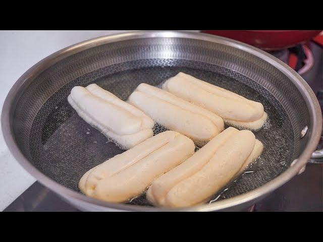 Put the fried dough sticks in boiling water, it's amazing