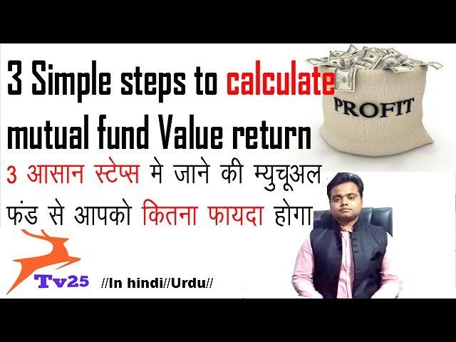 how to calculate mutual fund returns in hindi / urdu