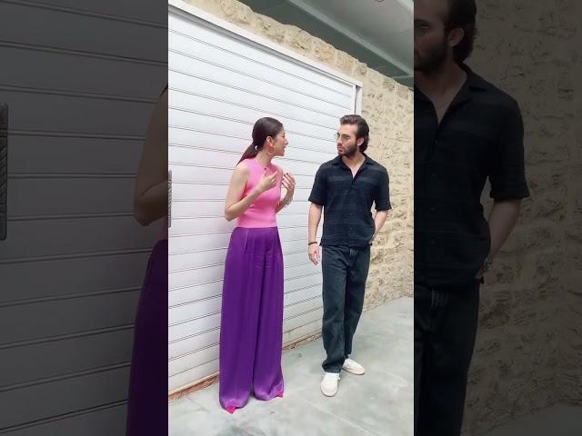 Syra Yousuf with Shahroz Sabzwari seen together for their upcoming movie