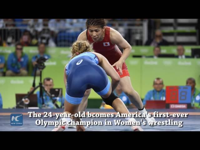 Helen Maroulis edges legendary Yoshida for women's wrestling gold