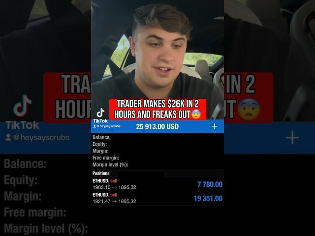 Crypto Trader Makes $26k in 2 Hours and Freaks Out…