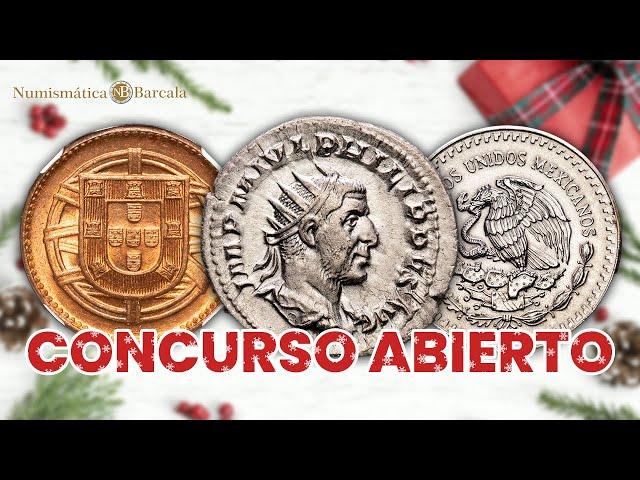 DOBLE CONCURSO ABIERTO de monedas de plata | Numismática Barcala