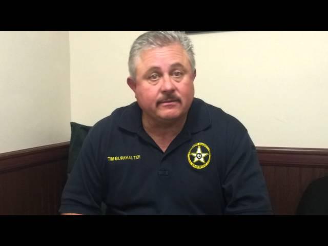 Tim Burkhalter Sheriff Coosa Valley News