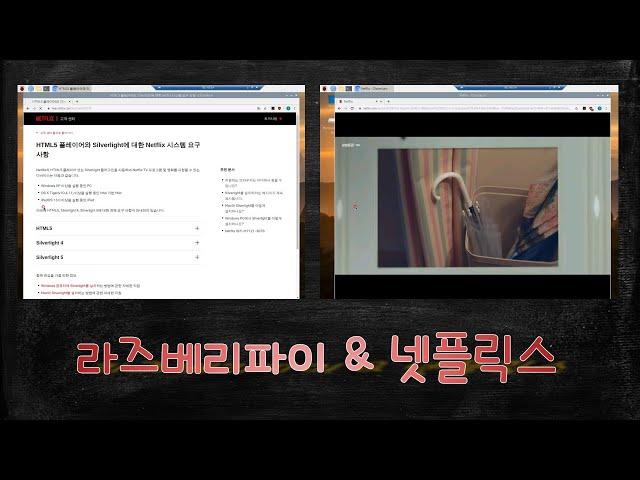 라즈베리 파이에서 넷플릭스 시청하기 / 파일 다운로드 & 설치 - 끝!!!