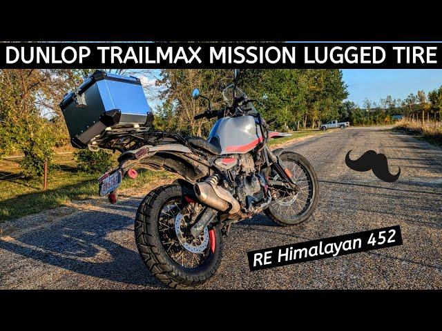 RE Himalayan 452 - New Tire Day...Top Box Too - Wahoo!