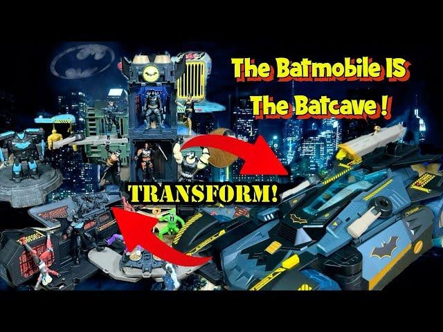 Ultimate Transforming Batmobile to Batcave Review from Spin Master