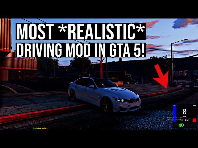 MOST REALISTIC DRIVING MOD IN GTA 5 | Overview and tutorial for Smooth Driving V Mod | PC MOD