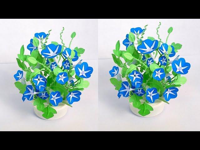 Home decoration paper flower / Morning glory paper flower / Beautiful paper flower / Room decor